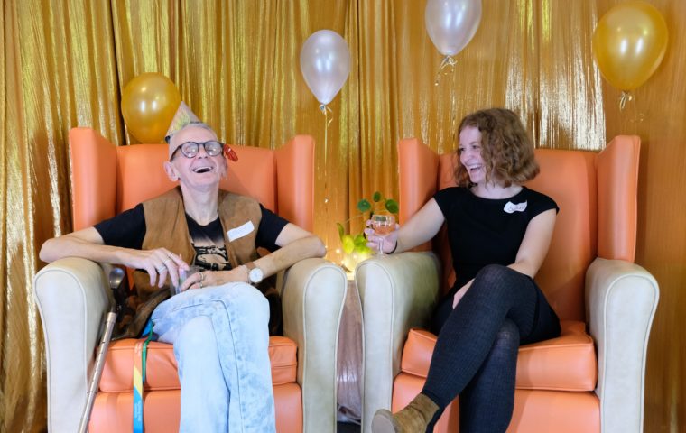 Lenny laughing - cich Elgin Close. Photo credit Magic Me