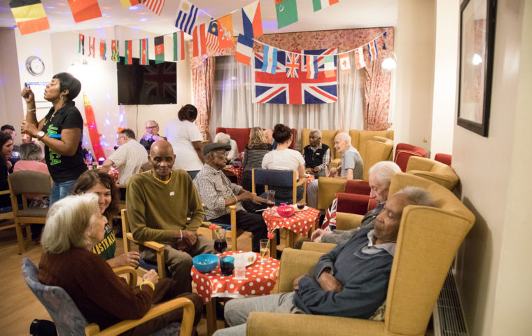 International Theme party at George Mason Lodge Photo Credit Roxene Anderson